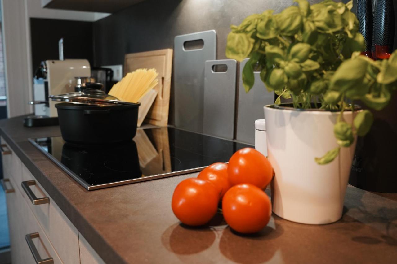 Paderborn-Oase Mit Kamin-Balkon-Stilvolles Zuhause-Self Check-Parkplatz Zewnętrze zdjęcie